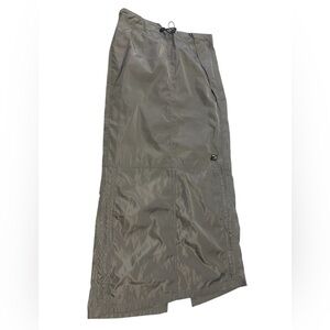 iets frans Y2K inspired rave silver shimmer skirt S